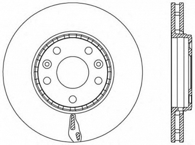 OPEN PARTS bda254620 -  Тормозной диск